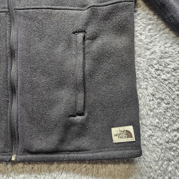 The North Face Womens Black Full Zip Jacket Size Large Fleece Lined - Picture 3 of 11